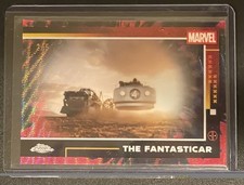 2025 Topps Chrome Deadpool Fantasticar 2/5 Red Wave Card Number 66 picture