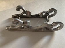 Vintage Silver Metallic Open Sleigh/Carriage? Unique Piece, Made in India. picture