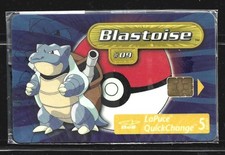 ORIGINAL SEALED POKEMON BLASTOISE BELL QUICK CHANGE LAPUCE PHONE CARD picture