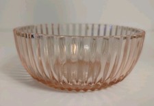 Anchor Hocking Queen Mary 1930's Pink Berry Bowl picture