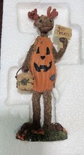 Boyds Bears & Friends-Melvin Jack O' Moose Figurine-#81008 Folkstone Halloween picture