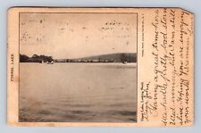 Tyrrel Lake NY-New York, Scenic Upper Lake Looking North, Vintage c1906 Postcard picture