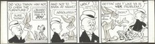 1975 BUGS BUNNY ELMER FUDD ORIGINAL ART PAGE NEWSPAPER COMIC STRIP DAILY ARTWORK picture