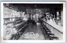 1920-40's KANDYLAND ONEONTA NY CANDY STORE INTERIOR LUNCH COUNTER POSTCARD picture