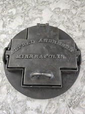 Antique Rare Alfred Andresen Cast Iron Norwegian Goro Pizzelles picture