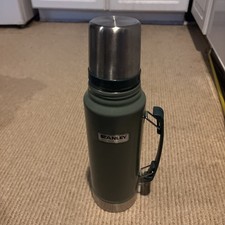 Stanley Classic Legendary Vacuum Insulated Thermos - 1.1qt Hammertone Green picture