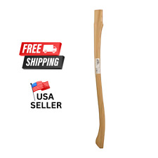 36 in. Single-bit Axe Replacement Handle Hickory Durable Shock Absorb Parts NEW picture