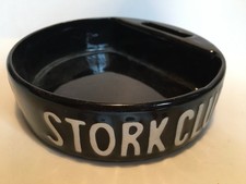 c1930's Vintage STORK CLUB Ceramic Ashtray NYC Cigarette Cigar Advertising Night picture