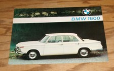 Original 1965 BMW 1600 Sales Sheet Brochure 65 picture