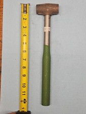 Hackett Copper / Brass Machinist Hammer, 1.5 lb NOS USA picture