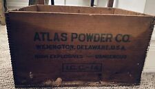 Vintage Atlas Powder Company Wooden Box picture