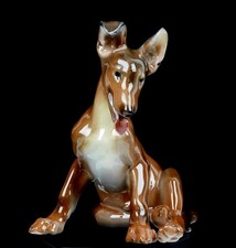 Rosenthal Porcelain Kärner German Shepherd Sitting Puppy 5 1/4