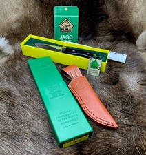 Puma Skinmaster Knife With Black Handles Leather Sheath Mint Presentation Box picture