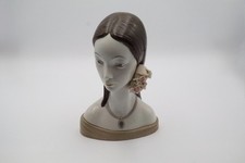 Vintage Lladro 4668 La Maja Woman Bust Roses Juan Huerta Porcelain Spain picture