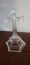 Vintage Deplomb Lead Crystal Cross 7