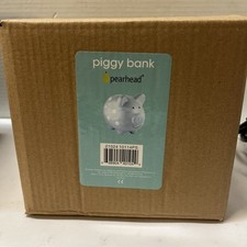 Pearhead Ceramic Piggy Bank, Ideal for Boys and Girls, Kids Money and C... picture