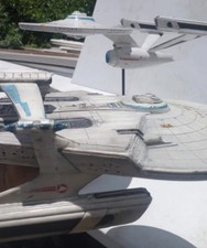 STAR TREK 2 ENTERPRISE 1701 + USS RELIANT Props: LIGHTING Plus Stands LARGE picture
