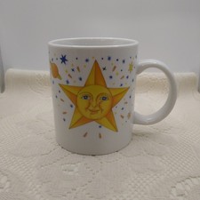 Vintage Studio Nova Starburst Coffee Mug 10 oz #MZ401 Celestial Glazed Porcelain picture
