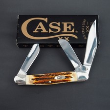 Case XX Stockman 6.5 Burnt BoneStag Stainless Pocket Knife NIB - 65336 picture