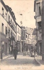 Old postcard 75 Paris 18th RUE NORVINS picture