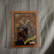 Orange Lava 10/25 The Thing Ben Topps Chrome 2025 picture