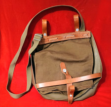 RARE Authentic 1984 Swiss Army Bread Bag - Mint Condition Vinyl & Leather Pouch picture