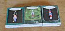 Vintage Hallmark Keepsake Clothespin Soldiers Ornaments, Lot Of 3 In Boxes picture