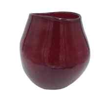 Heavy Rare EI8HTEEN 18 Karat Vase Hand Blown Glass Orchid 10