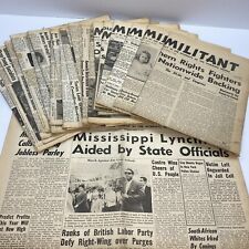 The Militant Newspaper x 26 - Socialist Ephemera - 1960s Cold War, Civil Rights picture