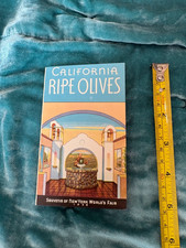 Rare Complete Untorn Vintage NY Worlds Fair 1939 Brochure CALIFORNIA RIPE OLIVES picture