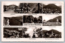 Bad Harzburg Views Rabenklippe Philosophenweg Seilbahn Germany RPPC picture