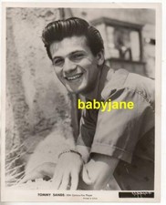 TOMMY SANDS ORIGINAL 8X10 PHOTO HANDSOME PORTRAIT 1950's 20th CENTURY FOX picture