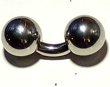 2g 1/2 Big Monster 19mm Ball Prince Albert Lorum Frenum Ear Barbell Weight Sexy picture