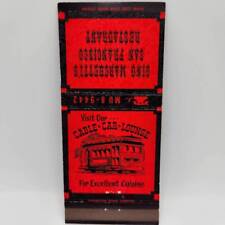 Vintage Matchbook Gino Marchetti's San Francisco Restaurant Cable Car Lounge 115 picture