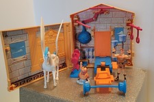 Disney Hercules Training Gym Playset Figure 1997. Complete, Used. Sold AS-FOUND  picture