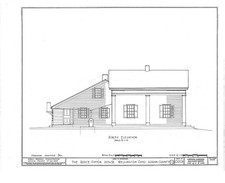 Wellington Ohio Roice-Tipton House 1900s North Elevation HABS Drawing picture