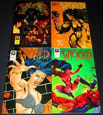 WICKED Issues 1-4 ~ COMPLETE SERIES [Millennium 1994] VF/NM or Better picture