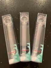[3PCS Clear White] Screw-on Water Bottle Converter Glass Bong Hookah picture