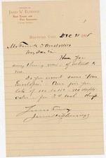 1895 Hartford CT Letter references Civil War Patriotic Envelopes Collector picture