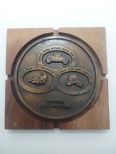 State Farm Bloomington IL Brass Vintage Plaque  picture