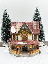 1996 Lemax Vail Village Lighted Christmas house RETIRED picture