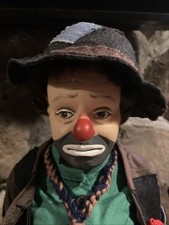 Effanbee 1997 Emmett Kelly Hobo Clown Doll, Vintage, Halloween, Tags, No Box picture