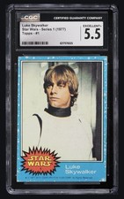 1977 Star Wars Luke Skywalker #1 CGC 5.5 Rookie RC picture
