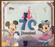 2025 Topps Disneyland 70th Anniversary Hobby Box Factory Sealed Disney picture