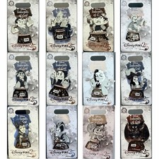 WDW Villains Inkwell Of Evil Pin Set LE4000 - Full Set picture