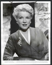 CLAIRE TREVOR VINTAGE ORIGINAL PHOTO HOLLYWOOD ACTRESS 1953 STUNNING PORTRAIT picture