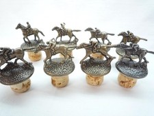 Blanton's Bottle Stoppers Complete Set 8 Letters A-H Bourbon cORK Full Set picture