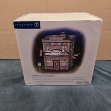 Department 56 Snow Village Armed Forces Recruiting Station. New  picture