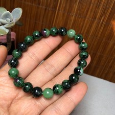 1Pcs Wholesal Natural Polish epidote stone bracelets ball sphere 23g A3410 picture