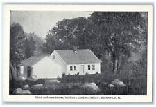 c1920 Third Andrews House Land Settled Hillsboro New Hampshire Vintage Postcard picture